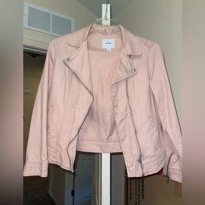 Pink jean jacket